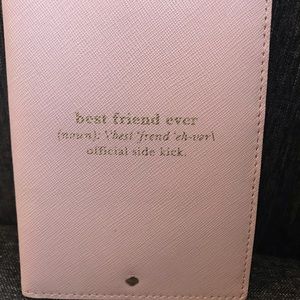 New, never used Kate Spade passport holder!